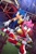 Size: 2731x4096 | Tagged: safe, artist:mistajonz, amy rose, sonic the hedgehog, duo