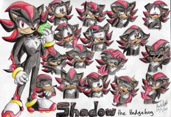 Size: 677x463 | Tagged: safe, artist:mmishee, shadow the hedgehog
