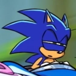 Size: 500x500 | Tagged: safe, sonic the hedgehog, faic, great moments in animation, mid-blink screencap, reaction image, screenshot, solo, team sonic racing overdrive