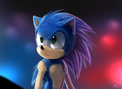 Size: 1200x884 | Tagged: safe, artist:skeleion, sonic the hedgehog