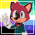 Size: 2048x2048 | Tagged: safe, barry the quokka, anonymous artist, edit, eyes closed, gay, headcanon, icon, mlm pride, mobius.social exclusive, nonbinary, nonbinary barry, nonbinary pride, outline, pride, pride flag background, smile, solo, solo nonbinary, star (symbol)