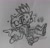 Size: 1434x1364 | Tagged: safe, artist:bissdraws9052, amy rose, blaze the cat, cat, hedgehog, 2023, amy x blaze, amy's halterneck dress, blaze's tailcoat, blushing, carrying them, clothes, cute, dress, female, females only, hearts, lesbian, looking at each other, question mark, shipping, sketch, traditional media