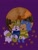 Size: 768x1024 | Tagged: dead source, safe, artist:tailsmybuddy67, miles "tails" prower, sonic the hedgehog, 2023, abstract background, arm around shoulders, autumn, blushing, classic sonic, classic tails, clothes, cute, duo, eyes closed, floppy ear, gay, holding something, leaf, mouth open, mug, shipping, sitting, smile, sonabetes, sonic x tails, sweater, tailabetes