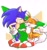 Size: 1500x1600 | Tagged: safe, artist:harenuhi_m, miles "tails" prower, sonic the hedgehog, fox, hedgehog, 2023, abstract background, blushing, clenched teeth, cute, duo, eyes closed, gay, grin, head pat, lidded eyes, looking at them, male, mouth open, shipping, shrugging, smile, sonic x tails, standing, tailabetes