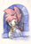 Size: 1024x1452 | Tagged: safe, artist:thepandamis, amy rose, fleetway, fleetway amy, watercolor, window
