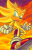 Size: 1988x3072 | Tagged: safe, artist:siggiedraws, sonic the hedgehog, sonic frontiers, abstract background, clouds, frown, signature, solo, sonic frontiers: final horizon, standing, starfall super sonic, super form