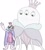 Size: 901x999 | Tagged: safe, artist:kyurem2424, mother wisp, au:sonic world travel, female, goddess, no power pattern, simple background, smile, white background