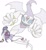 Size: 918x988 | Tagged: safe, artist:kyurem2424, lah, au:sonic world travel, female, goddess, mouth open, no power pattern, reaching out, simple background, smile, white background