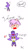 Size: 500x900 | Tagged: safe, artist:nataszaluiz, amy rose, blaze the cat, cat, hedgehog, 2019, amy x blaze, amy's halterneck dress, blaze's tailcoat, blushing, chibi, clothes, cute, dress, english text, eyes closed, female, females only, heart, heart eyes, lesbian, mouth open, shipping, speech bubble