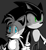 Size: 1749x1903 | Tagged: safe, artist:suzienightsky, miles "tails" prower, sonic the hedgehog, alternate version, duo, grey background, greyscale, looking at viewer, looking offscreen, monochrome, signature, simple background, smile, standing