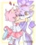 Size: 1440x1794 | Tagged: safe, artist:meowcoiris, amy rose, blaze the cat, cat, hedgehog, 2022, alternate version, amy x blaze, amy's halterneck dress, blaze's tailcoat, clothes, cute, dress, eyes closed, female, females only, hearts, hugging, kiss on cheek, lesbian, one eye closed, shipping