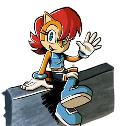 Size: 1000x1045 | Tagged: safe, artist:alexiscreed02, sally acorn, alternate version, sally's ringblader outfit