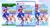 Size: 1920x1080 | Tagged: safe, artist:thestickmanx, cheese (chao), cream the rabbit, knuckles the echidna, miles "tails" prower, rouge the bat, sonic the hedgehog, bat, chao, echidna, fox, hedgehog, rabbit, sonic dream team, 2024, abstract background, box art, edit, hammer, nintendo switch, ps4, xbox series x
