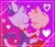 Size: 2048x1771 | Tagged: safe, artist:elithecupcake, amy rose, blaze the cat, cat, hedgehog, 2024, amy x blaze, amy's halterneck dress, blaze's tailcoat, blushing, clothes, cute, dress, eyes closed, female, females only, hands on head, hands on hips, heart, lesbian, mouth open, shipping