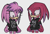 Size: 1137x777 | Tagged: safe, artist:sonicbarbie, julie-su, knuckles the echidna, echidna, duo, female, male, shirt