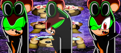 Size: 400x175 | Tagged: safe, artist:thunder-the-mouse, oc, oc:thunder dark the hedgemouse
