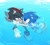 Size: 1200x1073 | Tagged: safe, artist:roastedgarlics2, shadow the hedgehog, sonic the hedgehog, duo, gay, holding each other, shadow x sonic, shipping, swimming, water