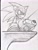 Size: 1536x2048 | Tagged: safe, artist:ommzii, sonic the hedgehog, sonic x, 2024, greyscale, holding something, looking offscreen, monochrome, pencilwork, smile, solo, traditional media, treads
