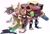 Size: 1600x1080 | Tagged: safe, artist:cookiecream_00, e-123 omega, rouge the bat, shadow the hedgehog, head tilt, holding something, simple background, sitting, standing, team dark, trio, white background