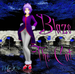 Size: 728x720 | Tagged: safe, artist:petite-neko-kitsune, blaze the cat, human, humanized, mmd