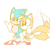 Size: 1098x981 | Tagged: safe, artist:mrsgalaxy122, miles "tails" prower, sonic the hedgehog, 2023, arm around shoulders, classic sonic, classic sonic (universe), classic tails, duo, looking offscreen, pointing, simple background, smile, standing, white background