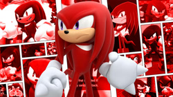 Size: 1192x670 | Tagged: safe, editor:scott910, knuckles the echidna, echidna, male, wallpaper, youtube link in description