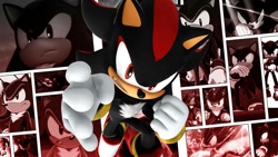 Size: 1192x670 | Tagged: safe, editor:scott910, shadow the hedgehog, hedgehog, male, wallpaper, youtube link in description