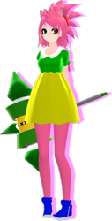 Size: 364x716 | Tagged: safe, artist:nerey006, rosy the rascal, human, humanized, partially humanized, solo