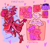 Size: 1200x1200 | Tagged: safe, artist:an2e77e, amy rose, blaze the cat, cat, hedgehog, 2019, amy x blaze, amy's halterneck dress, blaze's tailcoat, blushing, carrying them, clothes, cute, dress, exclamation mark, female, females only, hearts, hugging, kiss, lesbian, looking at each other, shipping