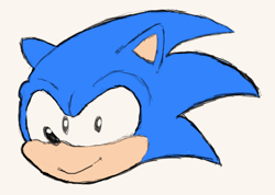 Size: 1154x821 | Tagged: safe, artist:shantih19, sonic the hedgehog, smile