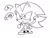 Size: 872x654 | Tagged: safe, artist:tamjeong_sonic, shadow the hedgehog, cat, chibi, greyscale, korean text, monochrome, simple background, solo, species swap, speech bubble, white background