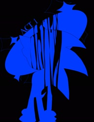Size: 1574x2048 | Tagged: safe, artist:tamjeong_sonic, sonic the hedgehog, black background, monochrome, simple background, solo