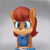 Size: 600x600 | Tagged: safe, artist:fliviartoon, sally acorn, sonic the hedgehog (2020), sally's ringblader outfit, solo