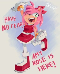 Size: 3200x3900 | Tagged: safe, artist:ifoundyoufaker, amy rose, redesign