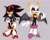 Size: 2048x1633 | Tagged: safe, artist:yuzusodamachine, rouge the bat, shadow the hedgehog, duo, gender swap