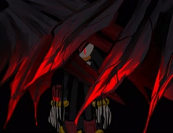 Size: 2048x1574 | Tagged: safe, artist:tamjeong_sonic, shadow the hedgehog, sonic x shadow generations, solo, wings