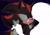 Size: 2048x1428 | Tagged: safe, artist:tamjeong_sonic, maria robotnik, shadow the hedgehog, human, crying, duo, holding hands, maria x shadow, shipping, star (sky), straight, tears