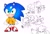 Size: 2048x1385 | Tagged: safe, artist:tamjeong_sonic, amy rose, knuckles the echidna, miles "tails" prower, robotnik, sonic the hedgehog, aged down, alternate outfit, bag, child, group, kindergarten uniform, school uniform, shirt