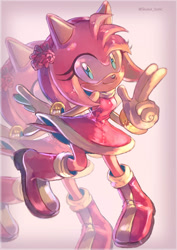 Size: 828x1169 | Tagged: safe, artist:skyavii-sonic, amy rose