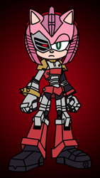 Size: 468x828 | Tagged: safe, artist:death-driver-5000, sonic prime, rusty rose