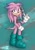 Size: 905x1280 | Tagged: safe, artist:esonic64, julie-su, echidna, female, solo