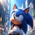 Size: 1024x1024 | Tagged: safe, ai art, sonic the hedgehog, hedgehog, 2024, 3d, abstract background, alternate eye color, blue eyes, building, city, daytime, frown, hands together, jacket, looking offscreen, looking up, male, outdoors, prompter:speed sonic star, solo
