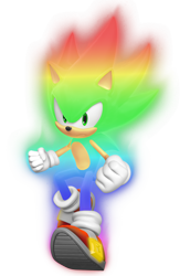Size: 1286x1968 | Tagged: safe, artist:silverdahedgehog06, sonic the hedgehog, 2021, 3d, clenched fists, frown, hyper form, hyper sonic, looking at viewer, simple background, solo, sonic forces: speed battle, transparent background