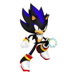 Size: 2700x2700 | Tagged: safe, artist:nibroc-rock, oc, oc:sonow, hedgehog, 2018, 3d, chest fluff, energy ball, fusion:shadow, fusion:sonic, simple background, solo, transparent background