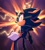 Size: 1008x1121 | Tagged: safe, artist:galaxylover06, shadow the hedgehog, sonic x shadow generations, 2024, abstract background, electricity, frown, solo, standing