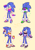 Size: 539x769 | Tagged: safe, artist:naylystyles, sonic the hedgehog, 2021, asexual pride, bandana, bisexual pride, cute, genderqueer pride, lesbian pride, paint, pride, pride flag, signature, simple background, smile, solo, sonabetes, sonic colors ultimate, standing, star (symbol), yellow background