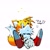 Size: 1812x1812 | Tagged: safe, artist:ckforbesx, miles "tails" prower, fox, 2024, classic tails, frown, male, signature, simple background, sitting, sketch, solo, sparkles, white background
