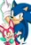 Size: 1448x2048 | Tagged: safe, artist:silvykinesis, chip, sonic the hedgehog, sonic unleashed, 2024, duo, green outline, grin, looking at viewer, male, mouth open, open smile, outline, signature, simple background, smile, smiling at viewer, white background