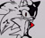 Size: 2000x1700 | Tagged: safe, artist:omoteaoi, sonic the hedgehog, 2024, grey background, line art, looking at viewer, phantom ruby, red eyes, simple background, smile, smiling at viewer, solo, standing