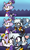 Size: 3840x6480 | Tagged: safe, artist:thekingdog, blaze the cat, tangle the lemur, 2018, abstract background, duo, heart, lesbian, question mark, shipping, standing, starry eyes, style emulation, tanglaze, uekawa style